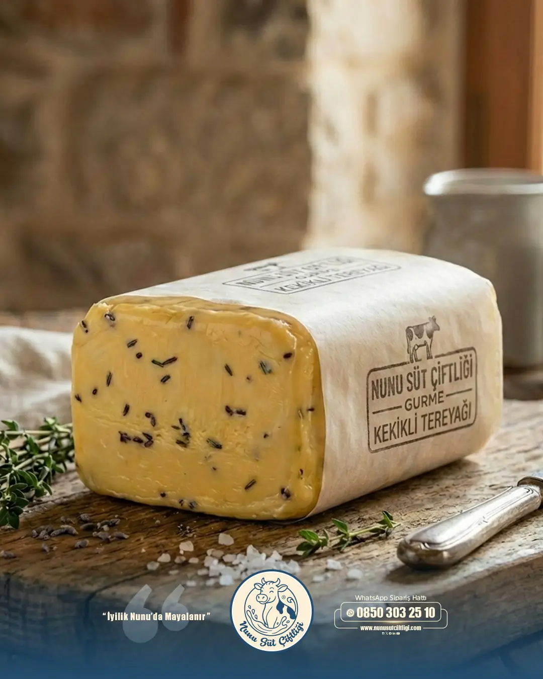 Gurme Kekikli Tereyağı (500 Gr)